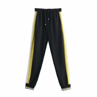 Wholesale Women s Pants Capris Arrival Ms FH761 European And American Wind Spell Color Elastic Trousers Leisure Jogging