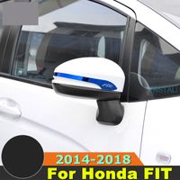Wholesale For Honda FIT JAZZ Car Rearview Mirror Bright Bars Mirror Anti scratch Rearview Mirror Decorative Sticker Car
