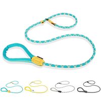 Wholesale Dog Collars Leashes Leash Slip Rope Lead Heavy Duty Reflective Braided Adjustable Loop Collar Training For Medium Large Dogs
