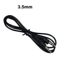 Wholesale black mm Male to Male Plug TV Audio Cable aux GPS Speaker EXtension Cord Connector mm Cable for MP3 MP4 DVD CD ect a34