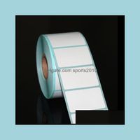 Wholesale Gift Wrap Event Festive Party Supplies Home Garden700Pcs Roll Direct Print Thermal Sticker Supermarket Price White Label Blank Self Adhesi