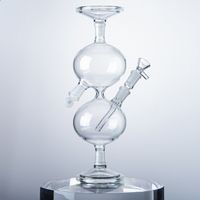 Wholesale Recycler Glass Bong Infinity Waterfall Hookahs Universal Gravity Water Vessel Thick Bongs Oil Dab Rigs mm Female Joint With Diffused Downstem Water Pipes WP2182