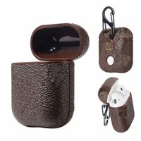 Wholesale new protective case for airpods true wireless headset antidrop leather airpods case protective cover for airpods pro bag