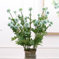 Wholesale Fake Single Stem Dandelion heads piece quot Length Simulation Popotan for Wedding Home Decorative Artificial Flowers RRE10571