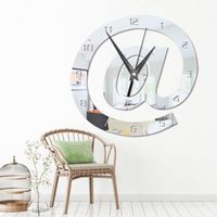 digital kitchen wall clocks 2022 - Wall Clocks 3D Digital Clock Large Decorative Modern Design Kitchen Horloge Mural For Home Decor 1