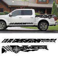 Wholesale Fashion spotted car door side skirt stripe graphic vinyl sticker for Ford Ranger trunk tire graphic car decoration accessories