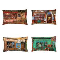 Wholesale Cushion Decorative Pillow Design x50cm Economic Cushion Cover Bicycle Snack Bar Throw Pillows Home Car Bed Office Couch Decoration Case Co