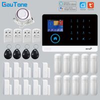Wholesale GT APP Remote Control Panel Switchable Languages Wireless Home Security WIFI GSM GPRS Alarm System RFID Card Arm Disarm