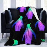 Wholesale Blankets Throw Blankets Penguins Diamonds Blanket For Couch Bed Autumn Cover Boys Adults Funny Home Bedspread Office Wrap Sofa