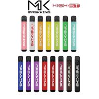 Wholesale Maskking High GT Disposable Vape Pen Device VS MK Pro Max E cigarettes Puffs ml Capacity mah Battery colors