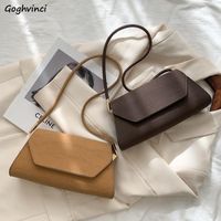 Wholesale Shoulder Bags Underarm Matte PU Chic Fashion Korean Style Office Ladies Daily Handle pouch Street French Vintage Single strap