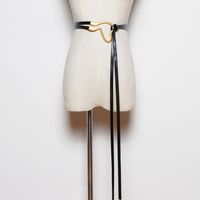 Wholesale 2021 low price Designer belts for women high quality long thin ceinture femme knot dress belt luxury brand genuine leather cummerbunds cintos R3YB