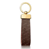 Wholesale 2021 Keychain Key Chain Buckle lovers Car Keychain Handmade Leather Keychains Men Women Bags Pendant Accessories Color with box