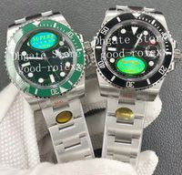 Wholesale Waterproof Men s V12 Version Watches Mens Automatic Cal Watch L Steel Black Green Ceramic Bezel Men N NoobF Factory ETA Crystal Luminous Wristwatches