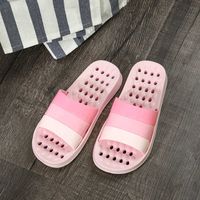 Wholesale Xinglun home men and women thick bottom bath shower massage room couple summer bathroom anti slip water leakage slippers