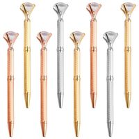Wholesale Ballpoint Pens Luxury Diamond Ball Pen High Quality Metal Twist With Print Custom Personal Logo