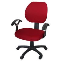 Wholesale Chair Covers Office Separated Cover Swivel Computer Armchair Protector Executive Task Slipcover Internet Bar Back Seat