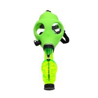 Wholesale high quality Silicone Gas Masks Water Pipe Tobacco Hookah Shisha Pipe Colors skull shape Water Pipe and Silicone Mask Bongs