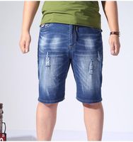 Wholesale Men s Jeans Men Short Pants Summer Casual Streetwear Mens Clothing Hip Hop Pocket Skinny Denim Jean Pant Shorts Blue