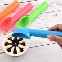 long plastic spoons 2022 - Spoons 30Pcs Candy Color Plastic Spoon Long Handle Coffee Tea Ice Cream Milk Sauce Glue Stirring Tableware Home DIY