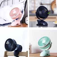 Wholesale Electric Fans Mini Portable Fan Usb Table Wireless Rechargeable Adjustable Ventilator Clip On Car Silent Cooling