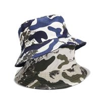 Wholesale Camo Bucket Hat men women Fashion cotton reversible Bob Caps Panama Sun fisherman hat