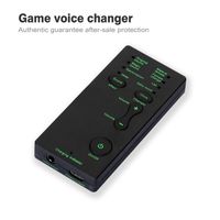 Wholesale Mobile phone computer sound card mini voice changer one click voice changer chicken game anchor recording voice changer