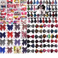 Wholesale 100pc Dog Apparel Pet puppy Tie Bow Ties Cat Neckties Grooming Supplies for small middle model LY05