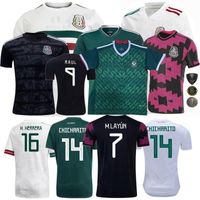 Wholesale 2021 Mexico Soccer Jerseys national team H MORENO RAUL H LOZANO CHICHARITO football men kids and women shirt