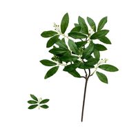 Wholesale Decorative Flowers Wreaths Imitation Eucalyptus Leaf Indoor Simulation Plants Fake Branch Potted Home Party Table Vase Flower Rack Office