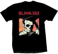 Wholesale Men s T Shirts T shirt Male Hipster Tops Blink Skullifornia Size Small S Classic Punk