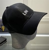 Wholesale Designer Baseball Caps High Quality Brand Casual Hats Hip Hop Hats Luxury Solid Fashion Women Baseabll Cap Black