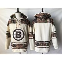 Wholesale 95 Top Quality New Boston Bruins Old Time Hockey Jerseys Camo Custom Hoodie Pullover Sweatshirts Sport Winter Jacket