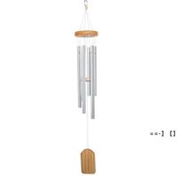 Wholesale Wood metal Wind Chime small Tube balcony Hangings door decoration steps and step high rising aeolian bells NHD12899