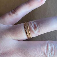 Wholesale Cluster Rings ZMZY Band Gold Silver Color Wedding Couple Set Stainless Steel Women Twisted Stacking Jewelry For Girls