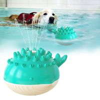 Wholesale Dog Swimming Bath Toys Chews Treat Ball for Boredom Puppy Training Supplies Funny Floating Interactive Pet Spray Water Toy