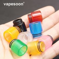 Wholesale VapeSoon Newest Arrival Colorful Resin Drip Tip For TFV12 Prince TFV8 ELLO Duro IJUST etc Box Retail Package Fast Shipping