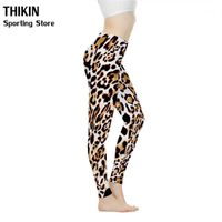 high rise gym leggings 2022 - Yoga Outfits THIKIN Sexy Leopard Print Women High Rise Leggings Sports Gym Super Quality Elastic Waist Stretch Pants XS-XL