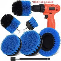 Wholesale Power Scrub Brush head Drill Cleaning Brushes For Bathroom Shower Tile Grout Cordless Powers Scrubber by sea DHB11487