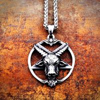 Wholesale Pendant Necklaces Beier L Stainless Steel Norse Vikings Nrose C Eltic Odin Raven Sheep Head Original Animal Jewelry LP342