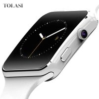 Wholesale X6 Smart Watch Support SIM TF Card h Camera Smartwatch Bluetooth Dial with Camera Touch Screen For iPhone Android IOS