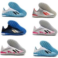 Wholesale mens soccer shoes X IC indoor soccer cleats X Fast delivery tango football boots leather Tacos de futbol scarpe calcio new