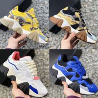 Wholesale Men Italy Squalo chunky sneakers casual shoes white pink black leather gold royal yellow brown grey women mens trainers sneakers