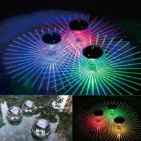 Wholesale Pool Accessories Outdoor Floating Underwater Ball Lamp Solar Powered Color Changing Swimming Party Night Light For Yard Pond Garden