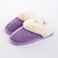 Wholesale cotton slippers shoes men women snow boots warm casual indoor pajamas party wear non slip cotton drag large size women s and men US5 factory price