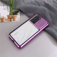 Wholesale Lens protection Anti peeping double sided glass cases suitable mobile phone case magnetic absorption