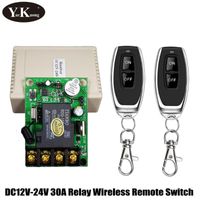 Wholesale Smart Home Control Motor Water Pump RF Wireless Switch DC V V14V15V16V18V V A Relay Remote ASK Learning High power