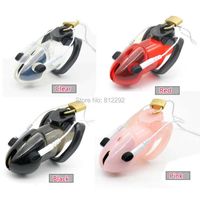 Wholesale Electro Lockdown Estim Male Chastity Cage Adult Sex Play Penis Lock Electro Shock Cock Cage Sex Toys for Men Colors to choose P0826