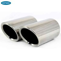 Wholesale Stainless Steel Car Exhaust Muffler For Sagitar Lavida Bora Golf Tiguan Scirocco T Special TailPipes