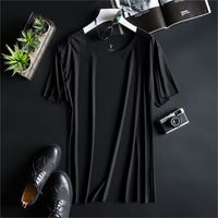 Wholesale 2021 New T shirts Middle aged and Elderly Lapel Plaid Mixed Flowers Men s Long sleeved t Bc99